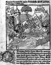 The Four Sons of Aymon are Chased Away by Charlemagne, from 